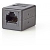 NEDIS CAT 6 NETWORK ADAPTER RJ45 8P8C FEMALE - RJ45 8P8C FEMALE - (CCGB89010BK)