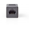 NEDIS CAT 6 NETWORK ADAPTER RJ45 8P8C FEMALE - RJ45 8P8C FEMALE - (CCGB89010BK)