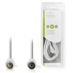 NEDIS COAX CABLE 90DB IEC MALE - IEC FEMALE 2.0 M - (CSGB40000WT20)