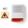 NEDIS DUMMY SECURITY SIREN IP44 - (DUMSS20WT)