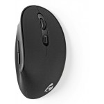 NEDIS ERGONOMIC WIRELESS MOUSE 1600 DPI 6-BUTTON BLACK - (ERGOMSWS100BK)