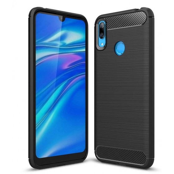 POWERTECH ���� CARBON FLEX ��� HUAWEI Y7 & Y7 PRIME 2019 ����� - (MOB-1300)