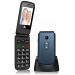 POWERTECH ������ �������� SENTRY II SOS CALL DUAL SIM �� ���� BLUE - (PTM-2)