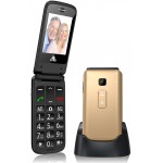 POWERTECH ������ �������� SENTRY II SOS CALL DUAL SIM �� ���� GOLD - (PTM-3)