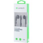 LAMTECH HANDSFREE STEREO 3.5MM JACK WITH MIC BLACK - (LAM020977)