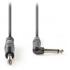 NEDIS UNBALANCED AUDIO CABLE 6.35 MM MALE - 6.35 MM MALE ANGLE 5M - (COTH23005GY50)