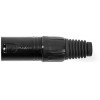 NEDIS XLR CONNECTOR XLR 3-PIN MALE BLACK - (COTP15900BK)