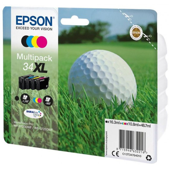EPSON ������ INKJET NO.34XL MULTIPACK - (C13T34764010)
