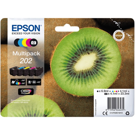 EPSON ������ INKJET 202 MULTIPACK - (C13T02E74010)