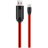 HOCO ������� �������� U29 LED DISPLAY USB �� MICRO-USB 2A FAST CHARGING ������� 1�