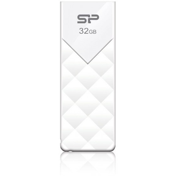 SILICON POWER USB FLASH ULTIMA 32GB USB 2.0 ����� - (SP032GBUF2U03V1W)