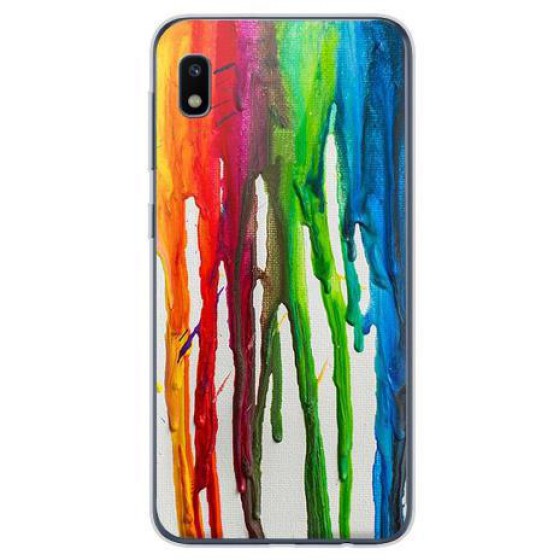 INOS ���� TPU ��� SAMSUNG A105F GALAXY A10 ART THEME VERTICAL WATERCOLOR - (5205598125660)