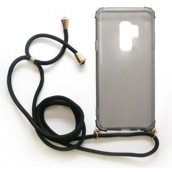 INOS ���� TPU CROSSBODY ��� SAMSUNG G965F GALAXY S9 PLUS SHOCK PROOF SMOKE - (5205598127527)