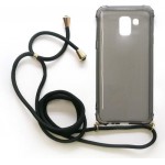 INOS ���� TPU CROSSBODY ��� SAMSUNG J600F GALAXY J6 2018 SHOCK PROOF SMOKE - (5205598127572)