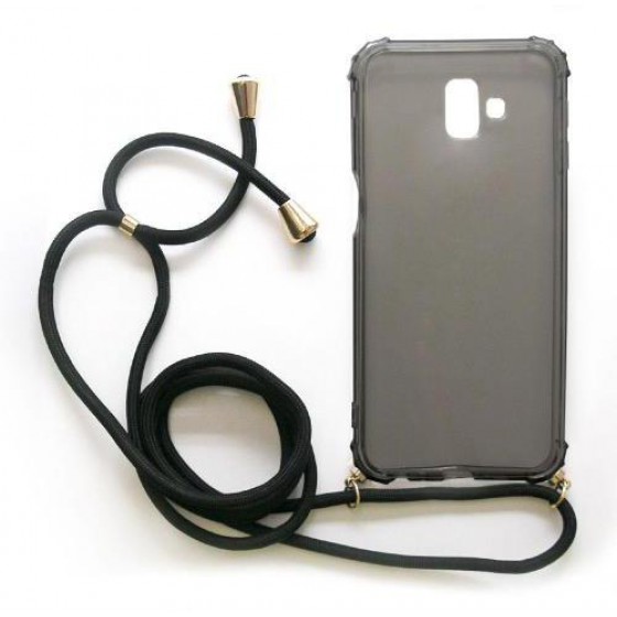 INOS ���� TPU CROSSBODY ��� SAMSUNG J610F GALAXY J6 PLUS 2018 SHOCK PROOF SMOKE - (5205598127589)