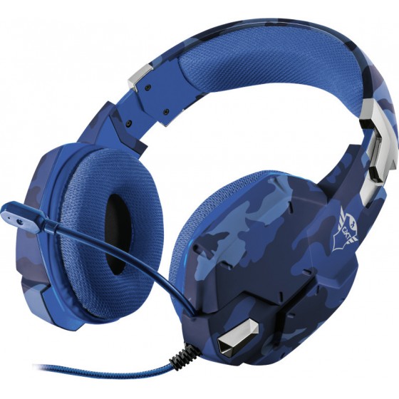 TRUST GXT322B CARUS GAMING HEADSET FOR PS4 BLUE CAMO - (23249)