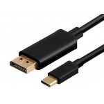 POWERTECH ������� TYPE-C �� DISPLAYPORT 1.2M - (CAB-UC032)