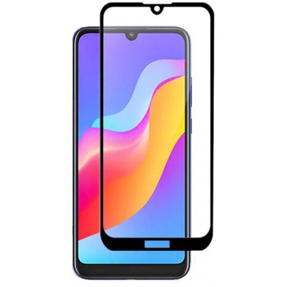 POWERTECH TEMPERED GLASS 5D FULL GLUE ��� HUAWEI Y5/PRO/PRIME 2019 ����� - (TGC-0326)