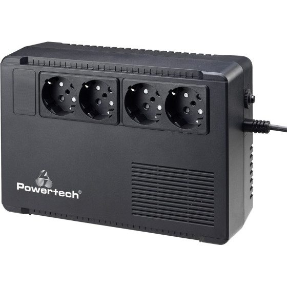 POWERTECH UPS LINE INTERACTIVE 950VA/570W 4X SCHUKO - (PT-950C)