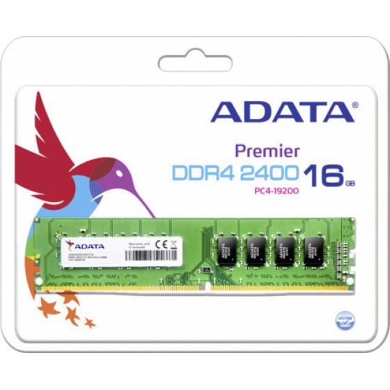 ADATA RAM DIMM 16GB DDR4 2400MHZ CL17 - (AD4U2400316G17-R)