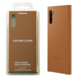 SAMSUNG ���� ��� NOTE 10 N970 LEATHER COVER CAMEL - (EF-VN970LAEGWW)