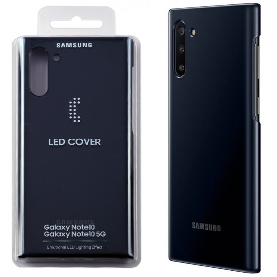 SAMSUNG ���� ��� NOTE 10 N970 LED COVER BLACK - (EF-KN970CBEGWW)