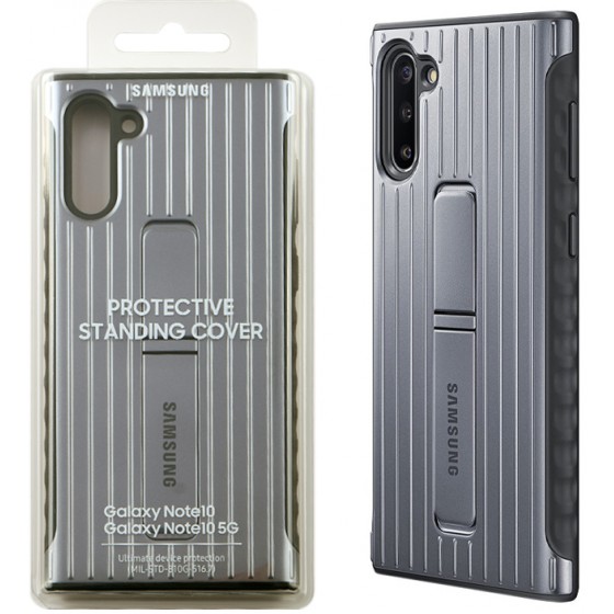 SAMSUNG ���� ��� NOTE 10 N970 STANDING COVER SILVER - (EF-RN970CSEGWW)