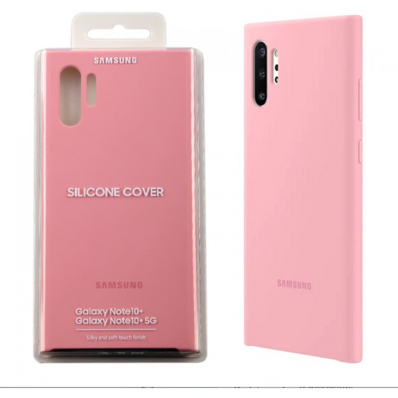 SAMSUNG ���� ��� NOTE 10 PLUS N975 SILICONE COVER PINK - (EF-PN975TPEGWW)
