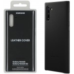 SAMSUNG ���� NOTE 10 N970 LEATHER COVER BLACK - (EF-VN970LBEGWW)