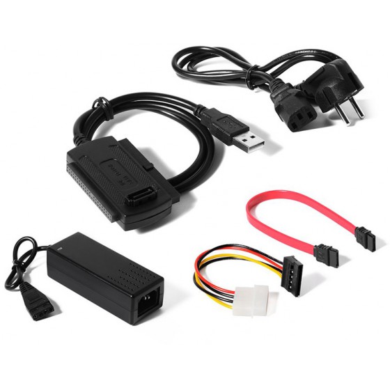 POWERTECH CONVERTER USB 2.0 �� IDE & SATA �� ���������� 0.8M - (CAB-U122)
