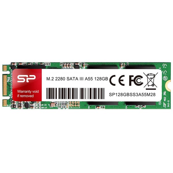 SILICON POWER SSD A55 128GB, M.2 2280 SATA III 560-530MB/S - (SP128GBSS3A55M28)