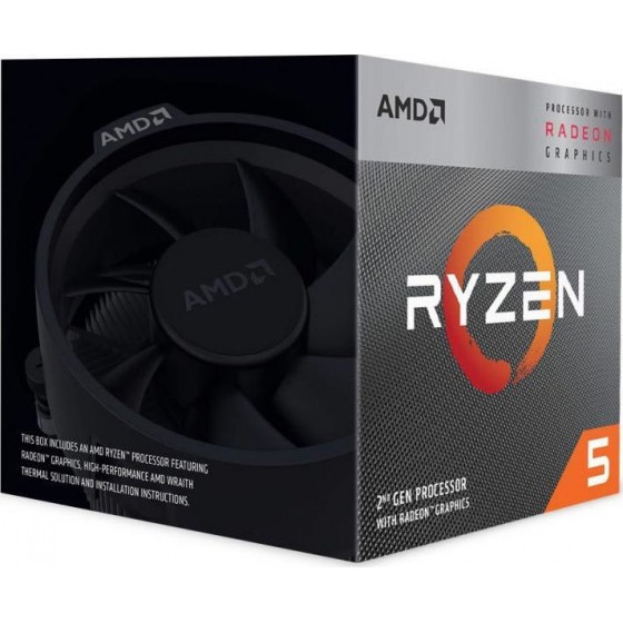 AMD RYZEN 5 3400G 3.70GHZ - (YD3400C5FHBOX)