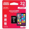 GOODRAM MICRO SD CL10 32GB UHS 1 + ADAPTER M1AA - (M1AA-0320R12)