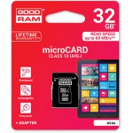 GOODRAM MICRO SD CL10 32GB UHS 1 + ADAPTER M1AA - (M1AA-0320R12)