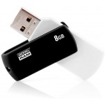GOODRAM USB 2.0 FLASH DRIVE 8GB UCO2 BLACK & WHITE - (UCO2-0080KWR11)