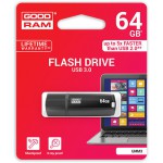 GOODRAM USB3.0 FLASH DRIVE 64GB BLACK UMM3 - (UMM3-0640K0R11)