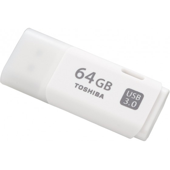 TOSHIBA HAYABOYSA USB 3.0 WHITE 64GB U301 - (THN-U301W0640E4)
