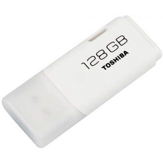 TOSHIBA USB 128GB HAYABUSA U202 WHITE - (THN-U202W1280E4)