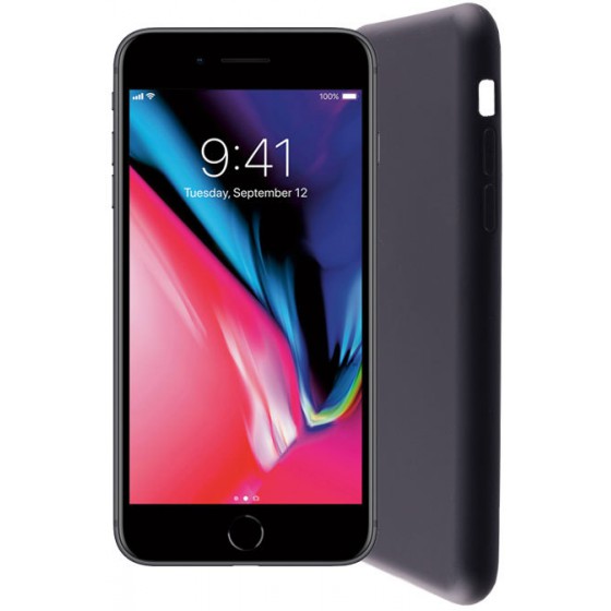 LIME SUCCESSORIES ���� ��� IPHONE 8/7 PLUS VELVET TPU 4 SIDE BLUE - (5205308242441)