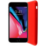 LIME SUCCESSORIES ���� ��� IPHONE 8/7 PLUS VELVET TPU 4 SIDE RED - (5205308242458)
