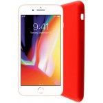 LIME SUCCESSORIES ���� ��� IPHONE 8/7 VELVET TPU 4 SIDE RED - (5205308242427)