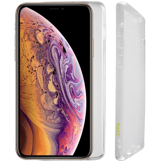 LIME SUCCESSORIES ���� ��� IPHONE XS MAX SLIMCLEAR TPU ������� - (5205308231308)