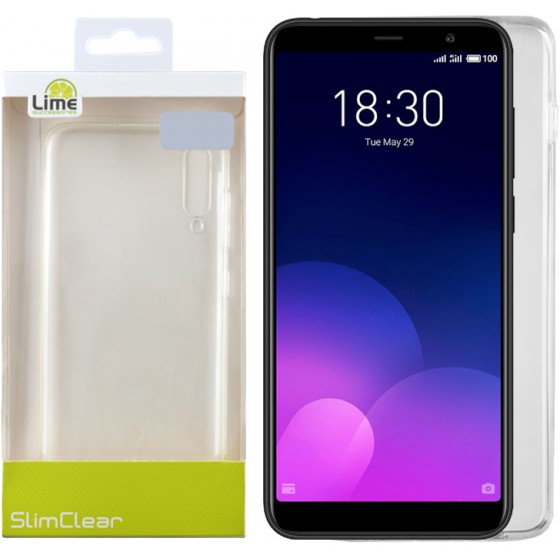 LIME SUCCESSORIES ���� ��� MEIZU M6T SLIMCLEAR TPU ������� - (5205308233074)