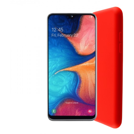 LIME SUCCESSORIES ���� ��� SAMSUNG A20E 2019 A202 VELVET TPU 4 SIDE RED - (5205308242311)