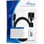 ������� MEDIARANGE HDMI TO DVI CONNECTION 24+1 PIN 2.0M BLACK - (MRCS132)