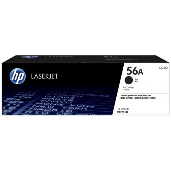 HP TONER 56A LASERJET BLACK 7.4K - (CF256A)
