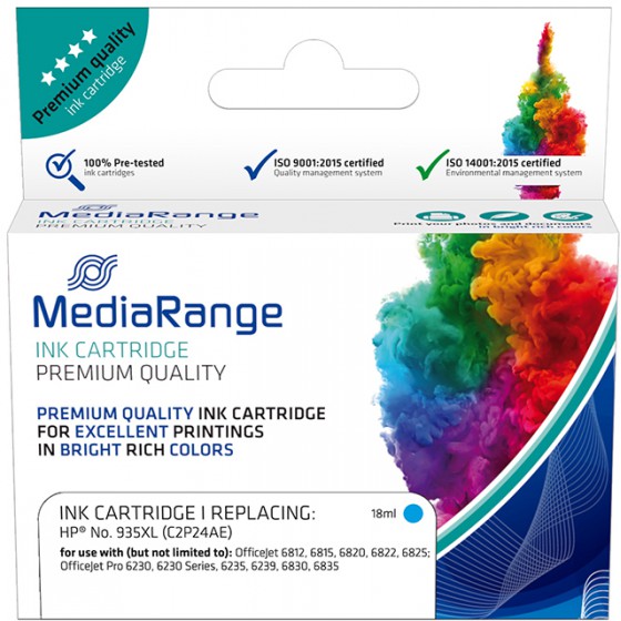 INKJET MEDIARANGE ������� ��� ��������� HP CYAN NO.935XL C2P24AE - (MRHP935CXL)
