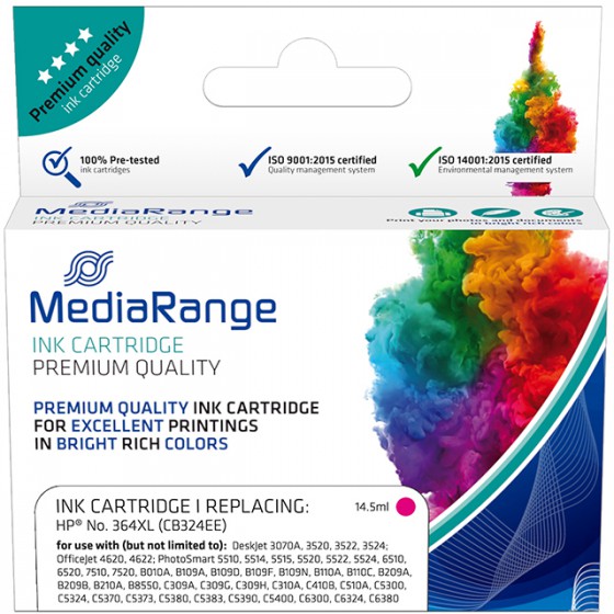 INKJET MEDIARANGE ������� ��� ��������� HP MAGENTA NO.364XL CB324EE - (MRHP364MXL)