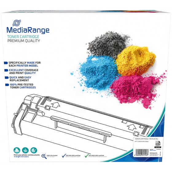 MEDIARANGE ������� TONER ��� ��������� HP BLACK CE390X/90X - (MRHPTCE390X)