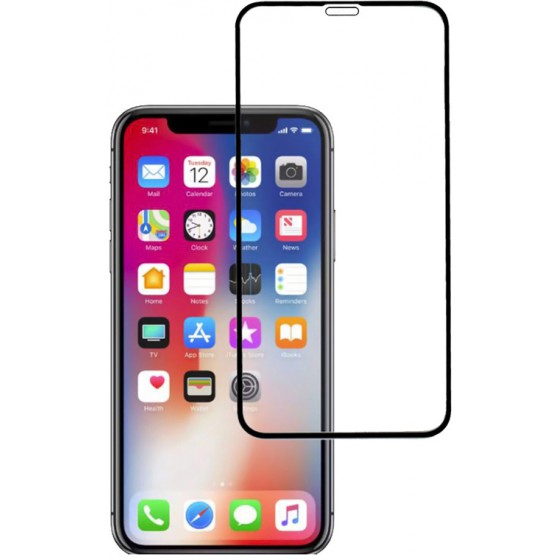 POWERTECH TEMPERED GLASS 5D FULL GLUE ��� IPHONE 11 PRO ����� - (TGC-0357)
